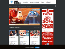 Tablet Screenshot of buzz-cinema.com